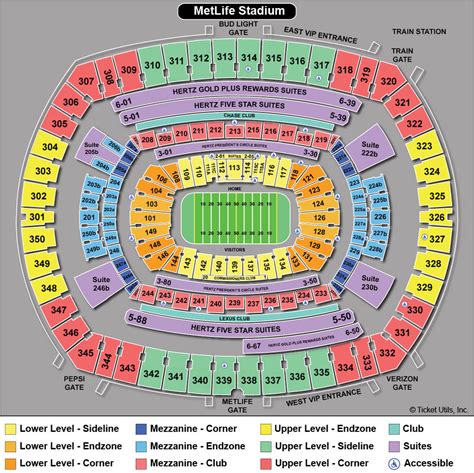 interactive seating chart metlife stadium.